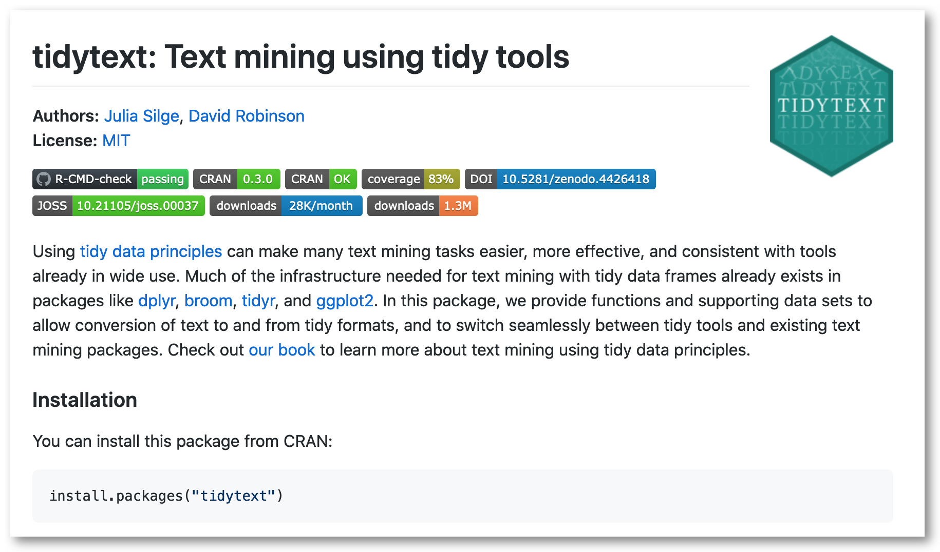 MBG4181 Biyolojik Veri Analizi ve Görüntüleme – Tidy Text Mining with ...